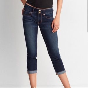 American Eagle Artist stretch crop jeans